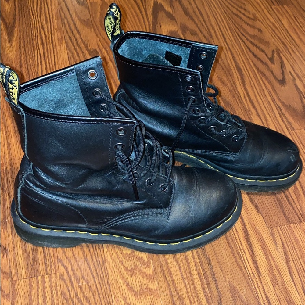 Dr. Martens Black Lace-Up Boots